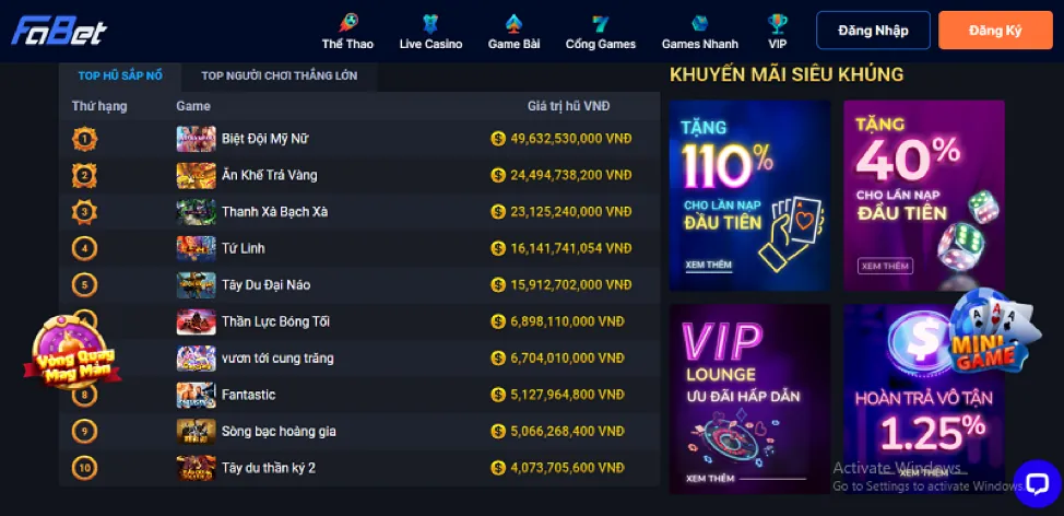 Đội ngũ chuyên nghiệp của 36win link mới