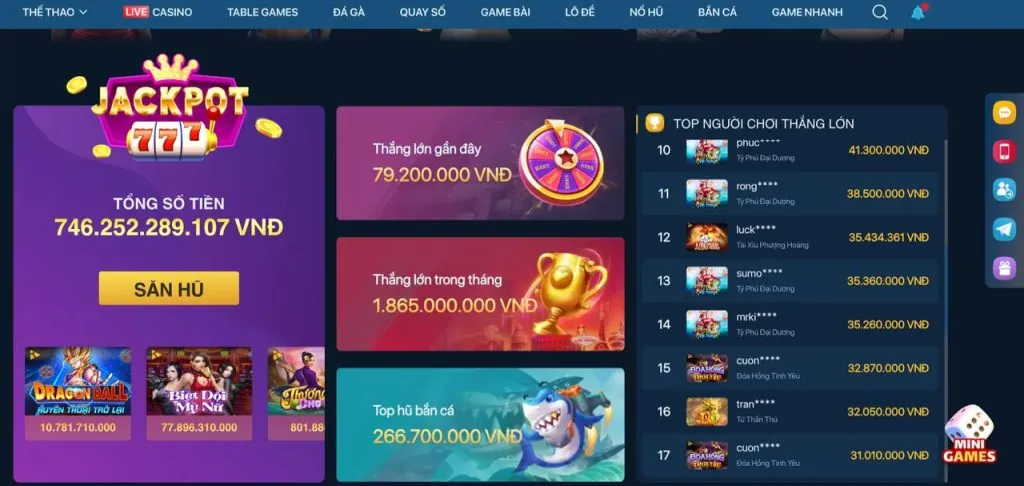 Giao diện chọn sảnh đấu gà tại 36win link mới